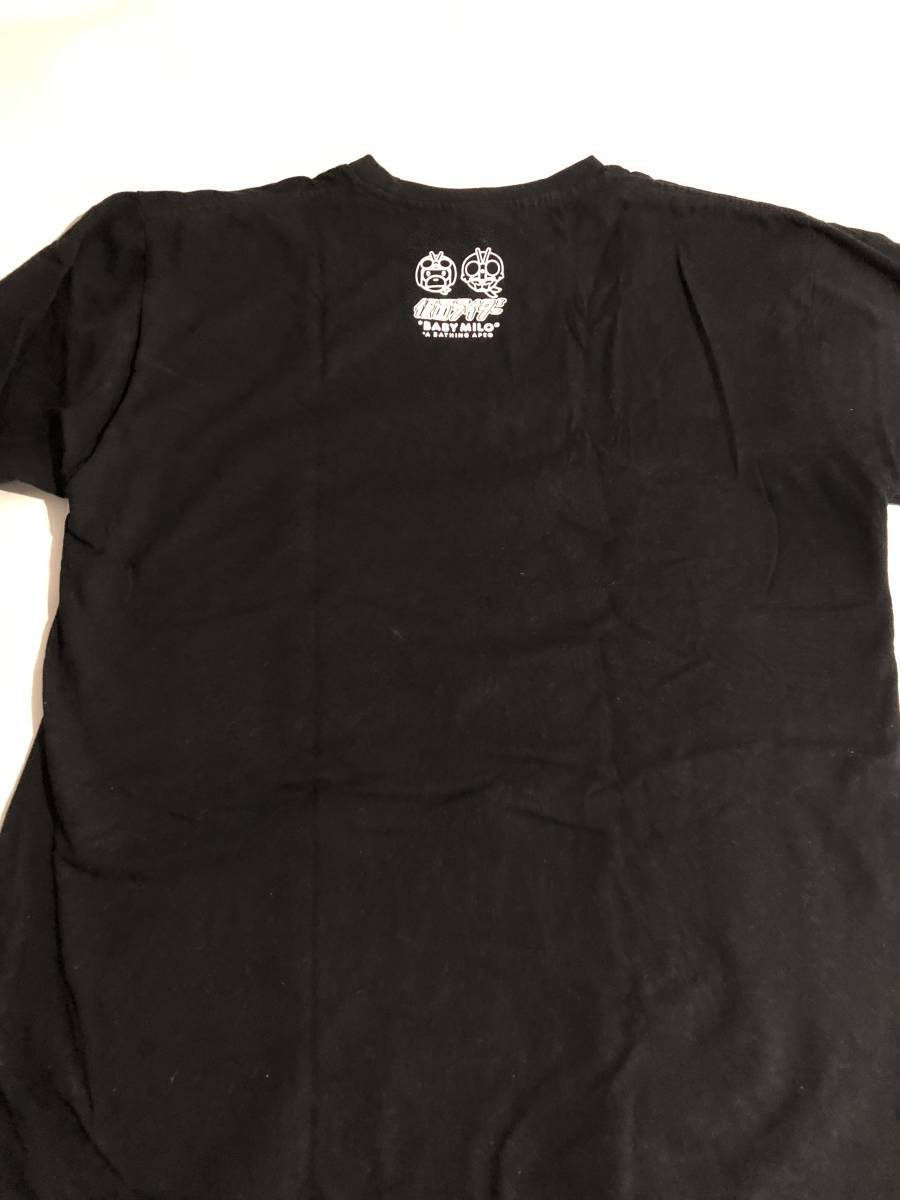 中古 サイズXL BABY MILO A BATHING APE 仮面ライダー ショッカー戦闘員 Tシャツ ベビー マイロ ア ベイシング エイプ _画像5