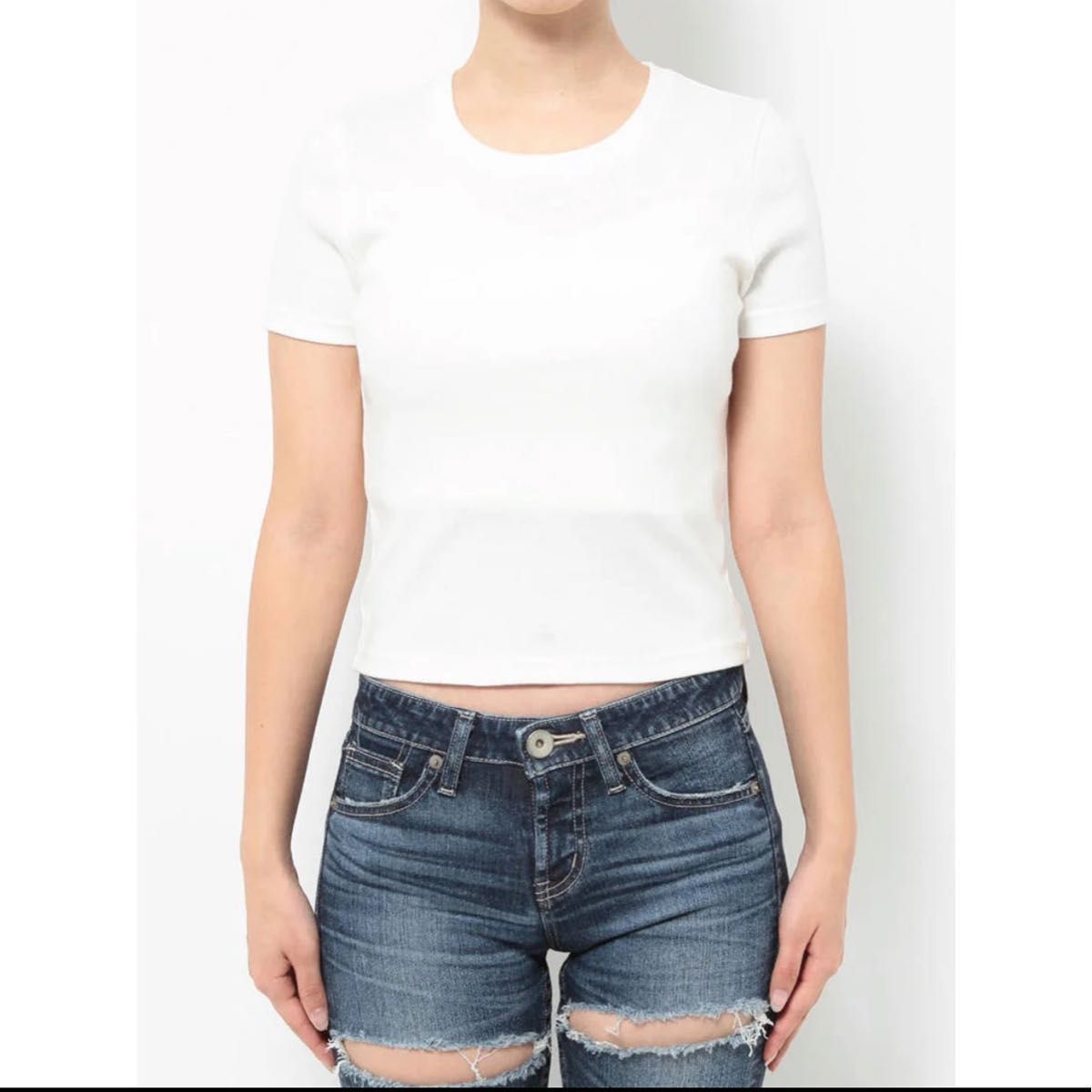 ジェイダ GYDA BASIC Tシャツ （オフホワイト）