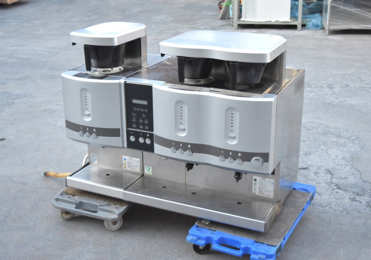 [現状品] FMI エフエムアイ カフェトロン コーヒーマシン CT-240WD+CT-1103CD ドリップ2連アイスユニットドッキングタイプ