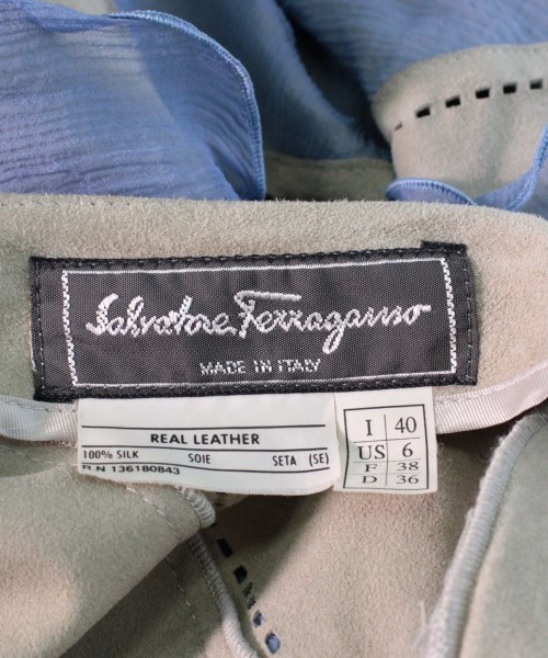 Salvatore Ferragamo ノーカラージャケット レディース サルバトーレフェラガモ 中古　古着_画像3