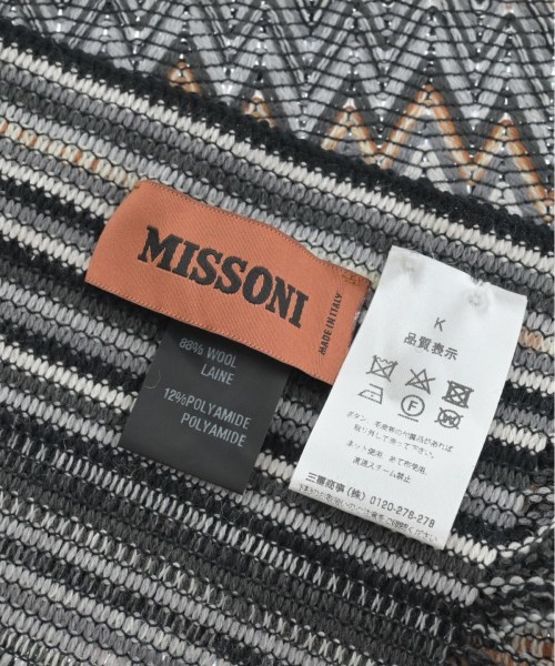 MISSONI マフラー メンズ ミッソーニ 中古　古着_画像3