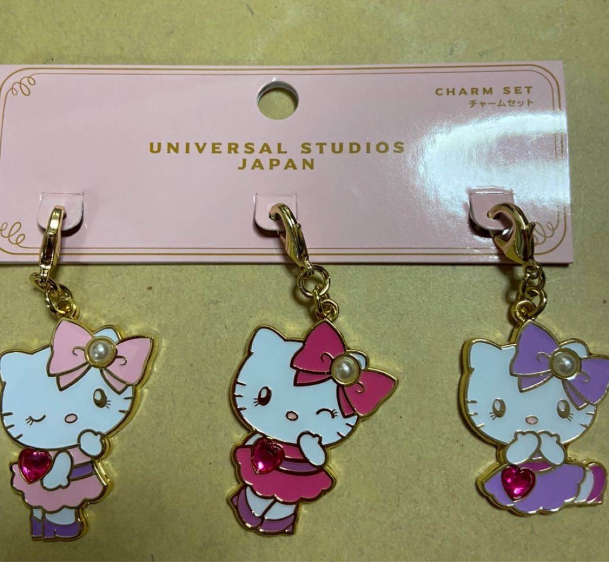 キティ チャームセット 新商品 usj ユニバーサル キーホルダー キティ チャームセット 新商品 usj ユニバーサル キーホルダー