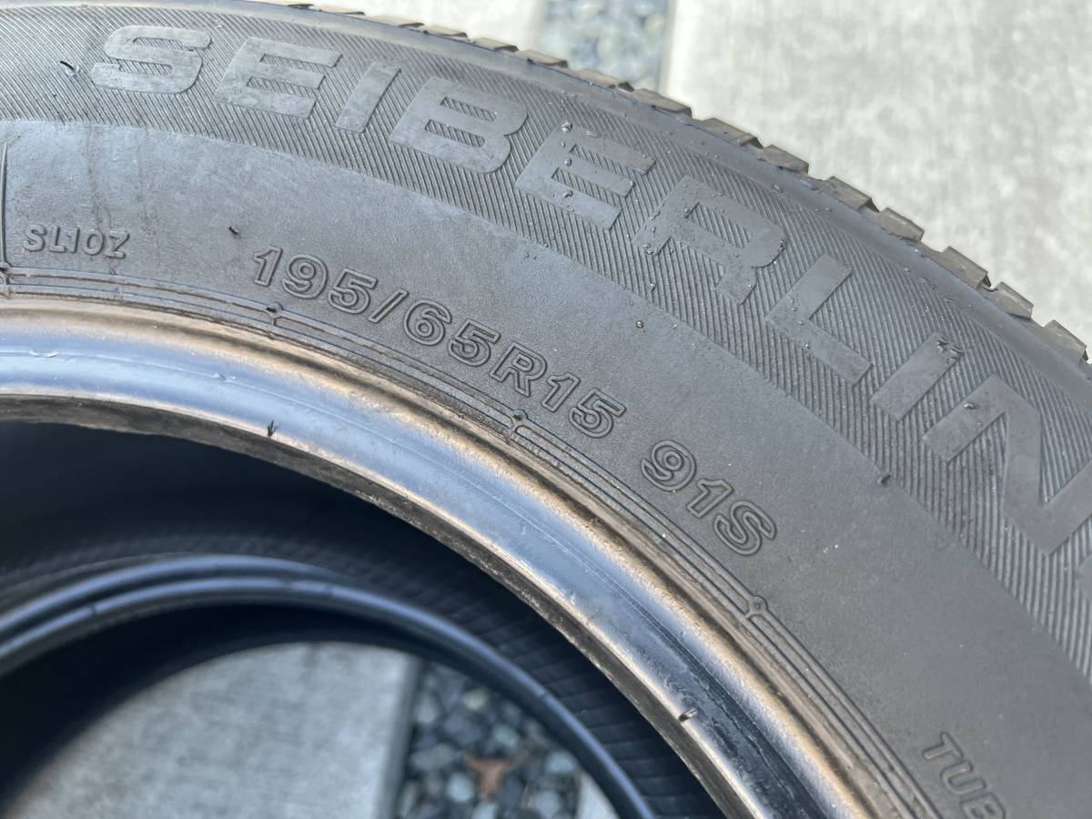 【中古】SEIBERLING セイバーリング SL101 195/65R15 91S 2本 タイヤ 2022年製_画像7