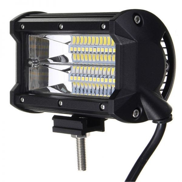 LED ワークライト 作業灯　12V/24V 兼用 72W 6000K 防水 作業灯 デッキライト 投光器 前照灯 集魚灯 車幅灯 照明 トラック 2個セット 01_画像4