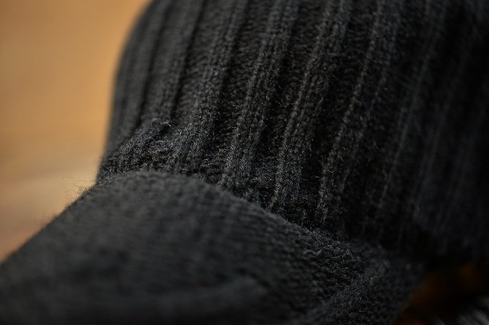 ニット帽 ニットキャップ キャップ 帽子 メンズ レディース Knit 7990352 9009978 O-8 ブラック 新品 1円 スタート_画像2