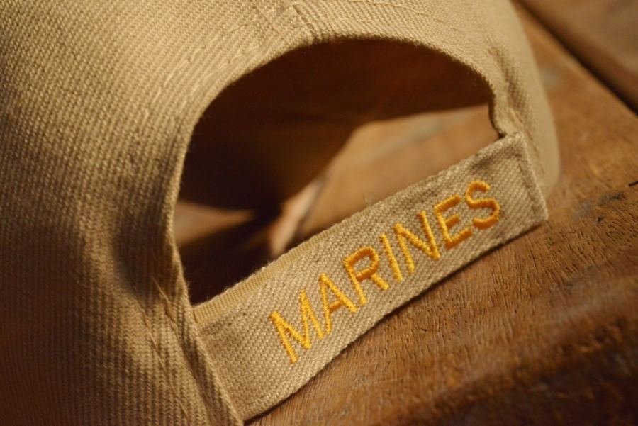 U.S.MARINES キャップ 帽子 メンズ 刺繍 7998816 9009978 I-3 BEIGE ベージュ 新品 1円 スタート_画像5