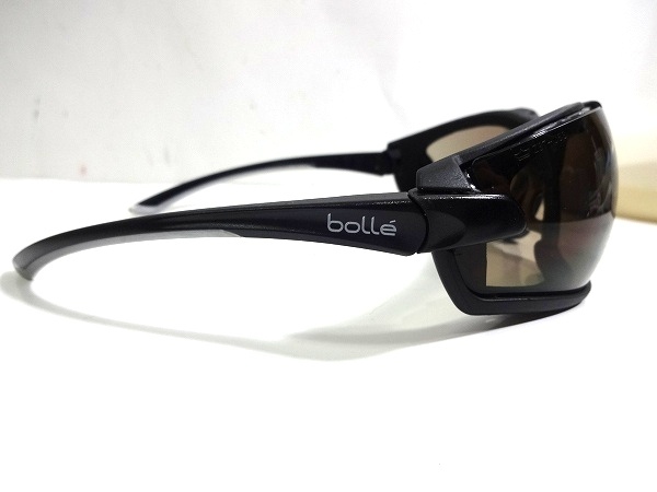 X4A067■ ボレー bolle BOOM ブラック 防塵 防風 飛沫 予防 メンズ レディース UVカット サングラス メガネ 眼鏡 メガネフレーム ケース付_画像4