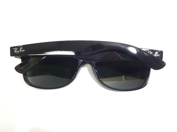 X4A081■本物■ レイバン Ray-Ban NEW WAYFARER RB2132 イタリー製 ブラック サングラス メガネ 眼鏡 メガネフレーム_画像7