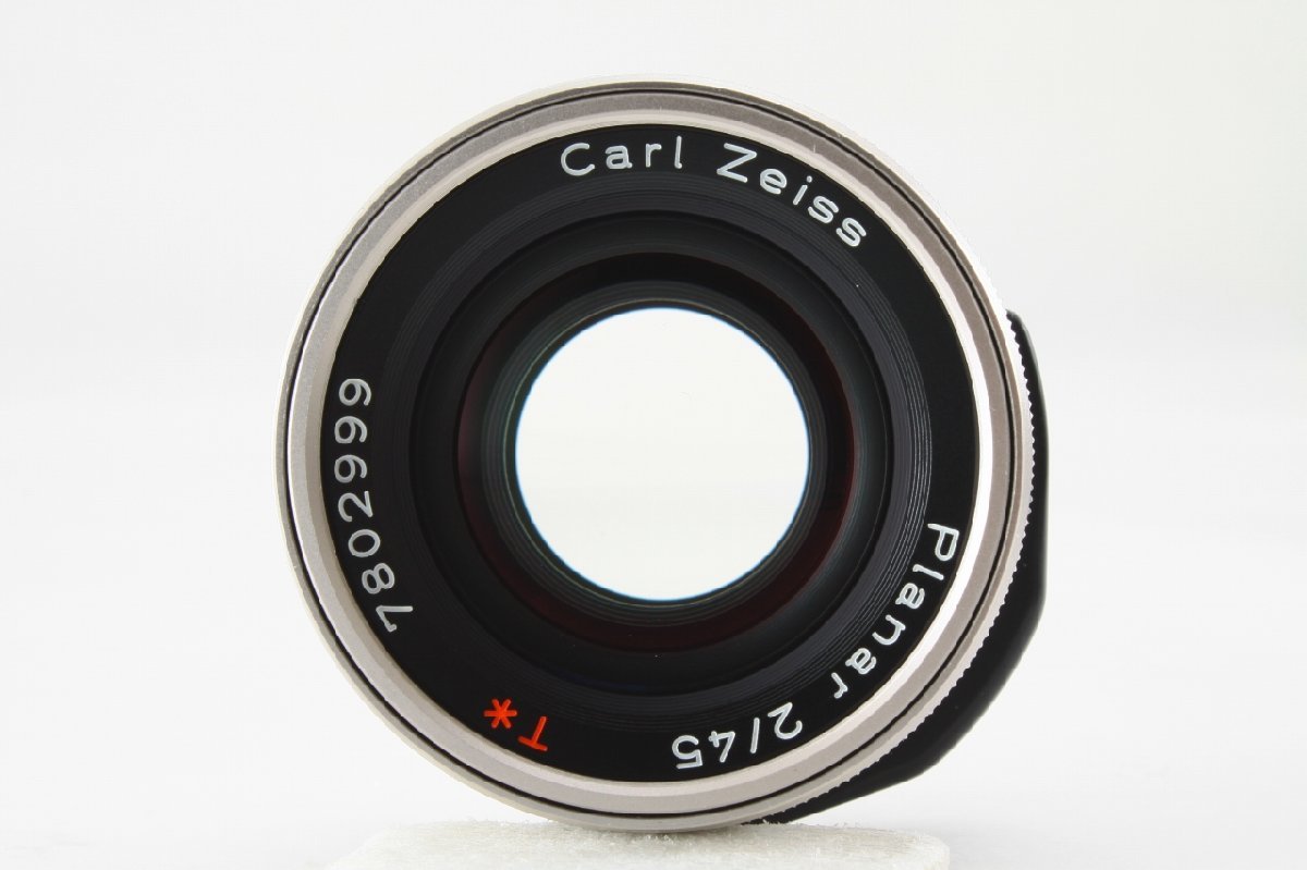 ◆難あり◆コンタックス CONTAX Carl Zeiss G Planar 45mm F2 T* シルバー_画像8