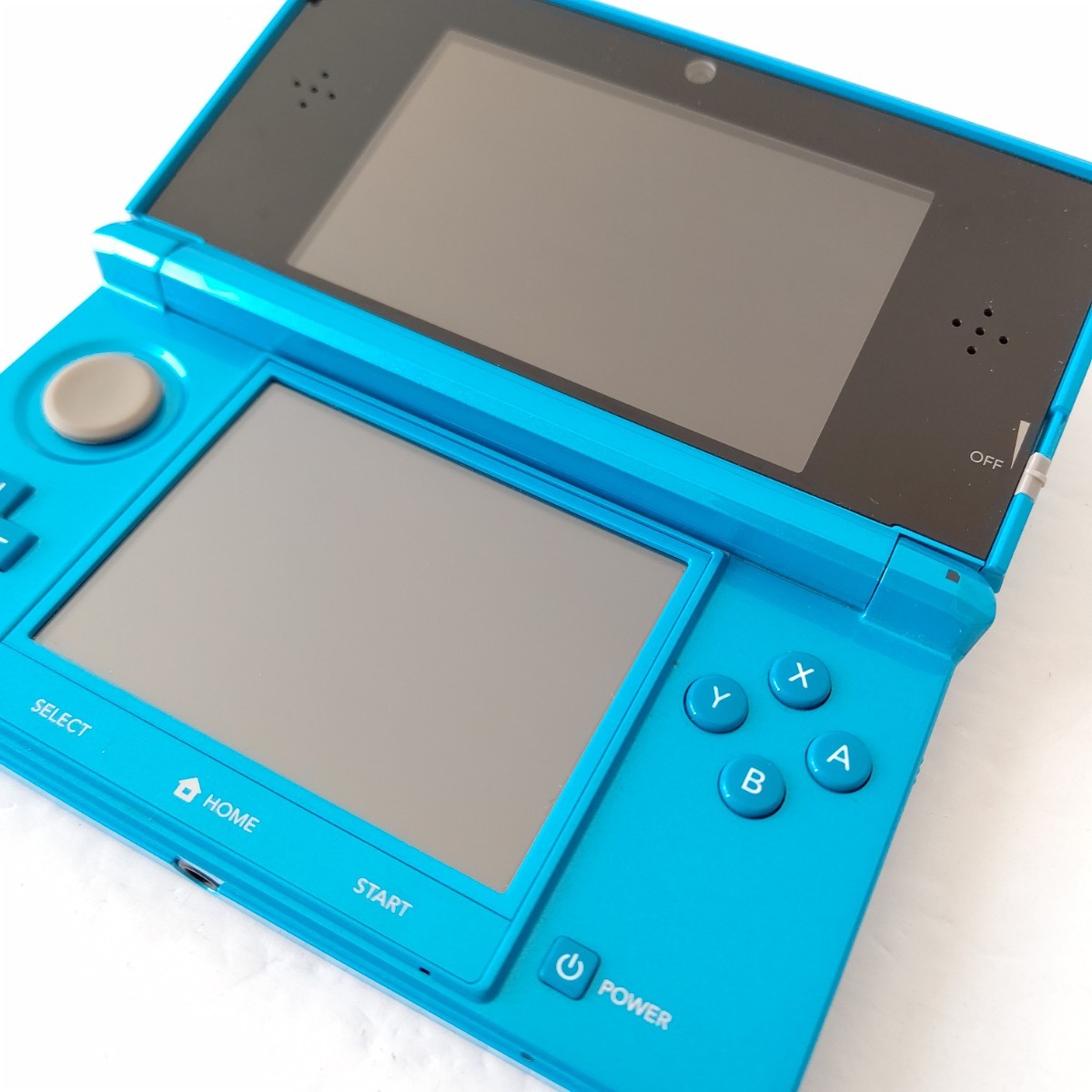 Nintendo ニンテンドー3DS ライトブルー 画面極美品 任天堂 ゲーム機 