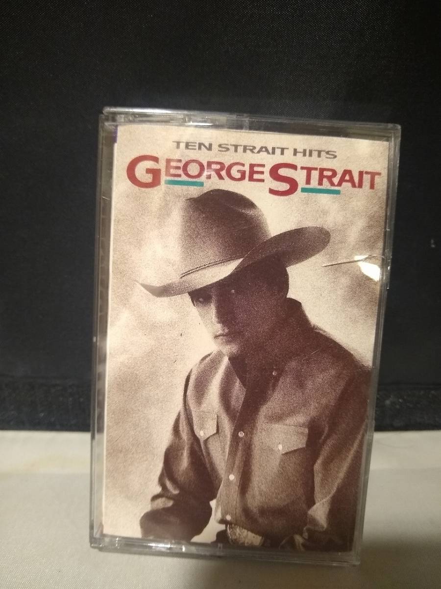 T6077　カセットテープ　George Strait Ten Strait Hits , 1991 , Folk , Country_画像1