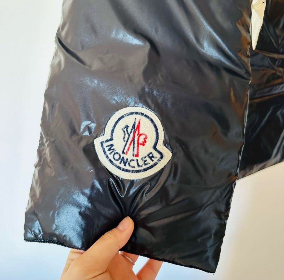 MONCLER ダウンマフラー 黒 MONCLER モンクレール ダウンマフラー 黒|Yahoo!フリマ(旧