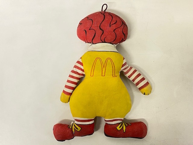 【 訳あり特価！ 】 80s マクドナルド ロナルド ドナルド ピロードール クロスドール 人形 McDonald's Ronald 人形 / 管理V13の画像3