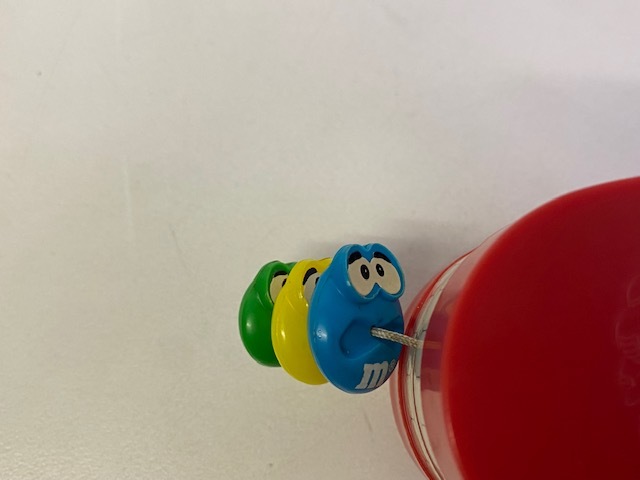 [ operation verification ending! rare!] M&M\'S Burger King mi-ru toy / tooth . meal .. toy / BURGER KING Chomping Teeth Swarm 1997 tube V13