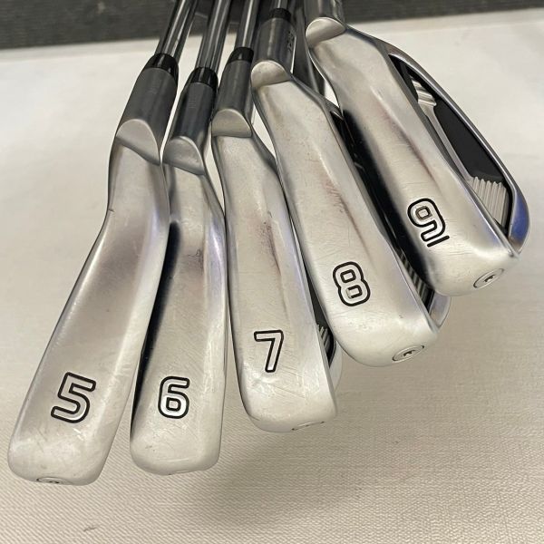 O443-K50-395 PING ピン アイアン8本セット フレックスS 男性右利き用 5,6,7,8,9,S,U,M G410 ゴルフクラブ 日本製シャフト ⑤_画像3