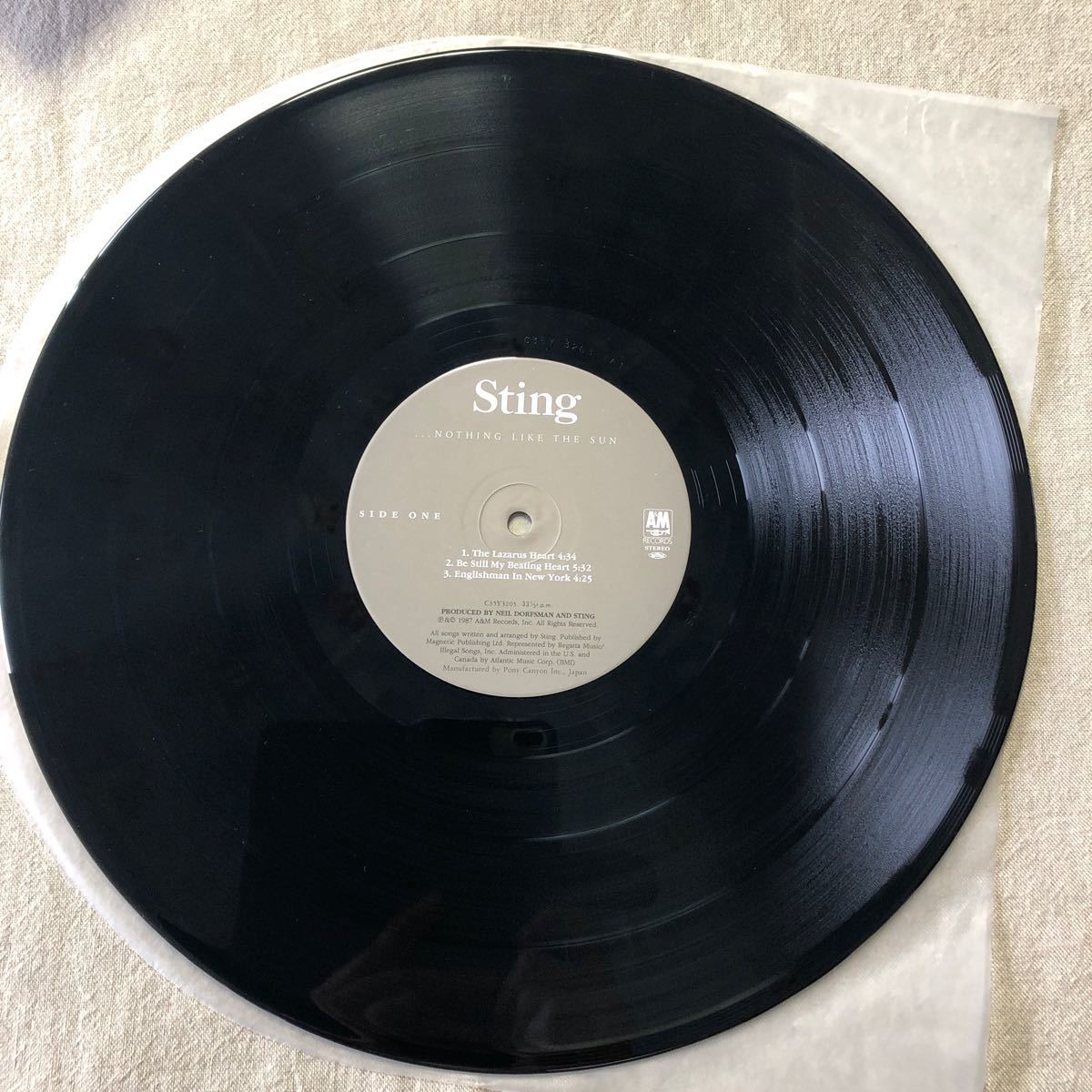 Sting スティング ナッシングライクザサン /Nothing LIKE The SUN 2LP 帯付 中古LPレコード_画像3