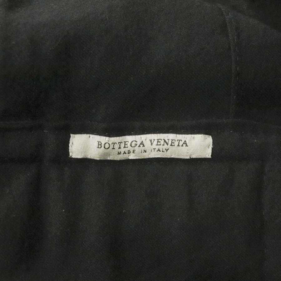 美品 イタリア製 BOTTEGA VENETA ボッテガ・ヴェネタ 秋冬 ダブルスーツ セットアップ 黒 ブラック 48 JP:L【相場価格￥434,500-】_画像8