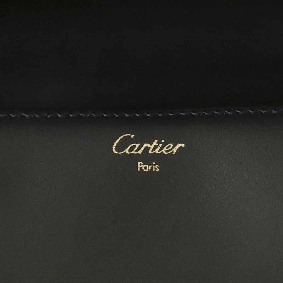 美品 Cartier カルティエ マストライン トラディション ブリーフケース 黒 ブラック ビジネスバッグ 鍵付き【相場価格￥260,000-】-_画像10