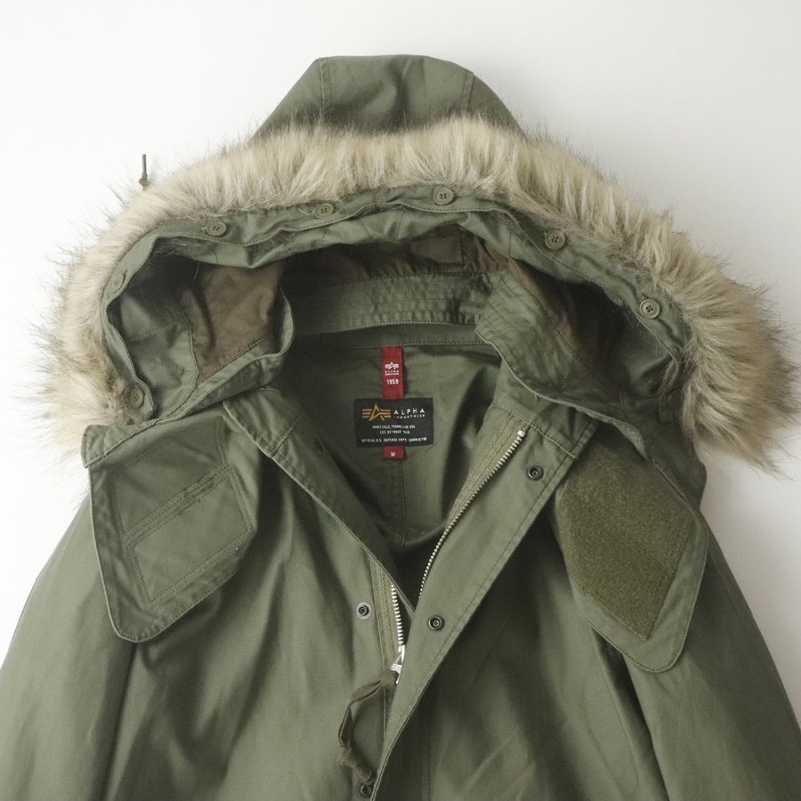 * прекрасный товар ALPHA INDUSTRIES INC. Alpha TYPE M-51 милитари Mod's Coat хаки M парка женский [ рыночная цена цена Y32,780-]