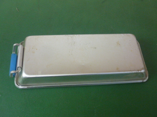  free shipping | secondhand goods # Showa Retro | aluminium. icemaker plate | lever type | year season thing ( tube 6010310)