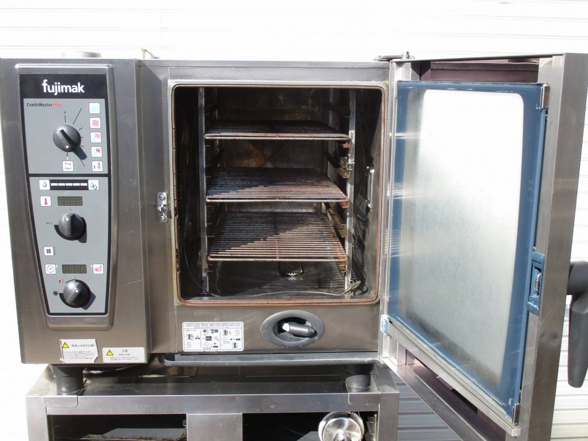 ★y1385-8　FUJMAK フジマック　コンビオーブン　3相200V　FCCMP61　2014年製　スチームコンベクションオーブン スチコン 中古 厨房_画像2
