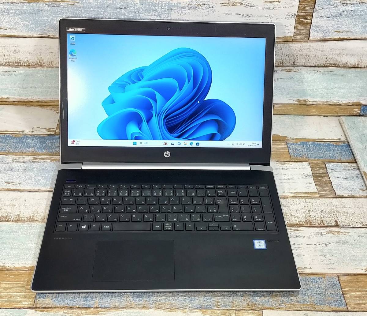 HP Pro BOOK 450 G5/intel Core i3-7020U＠2.30GHz/メモリ8GB/SSD/15.6インチ/win11/ウェブカメラ_画像1