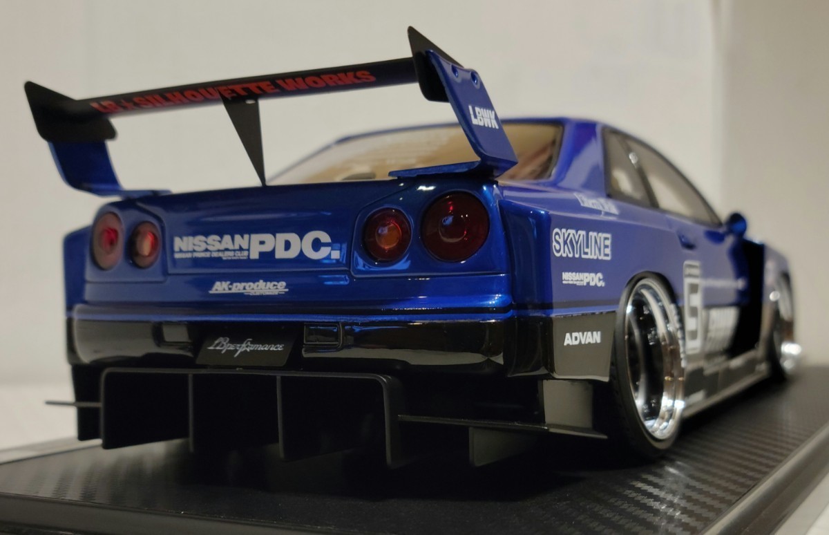 イグニションモデル　1/18 LB-ER34 スーパーシルエット_画像4