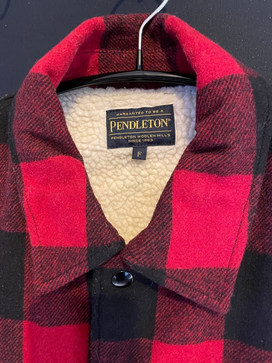 PENDLETON×FREAK'S STORE ペンドルトン 別注ボアCPOジャケット 赤