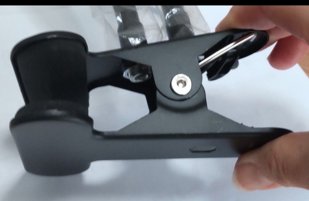 自撮りリングライト　携帯ホルダースタンド付き　クリップスタンド　3色高輝度LED　10段階調整　柔軟なアーム　USB電源　黒