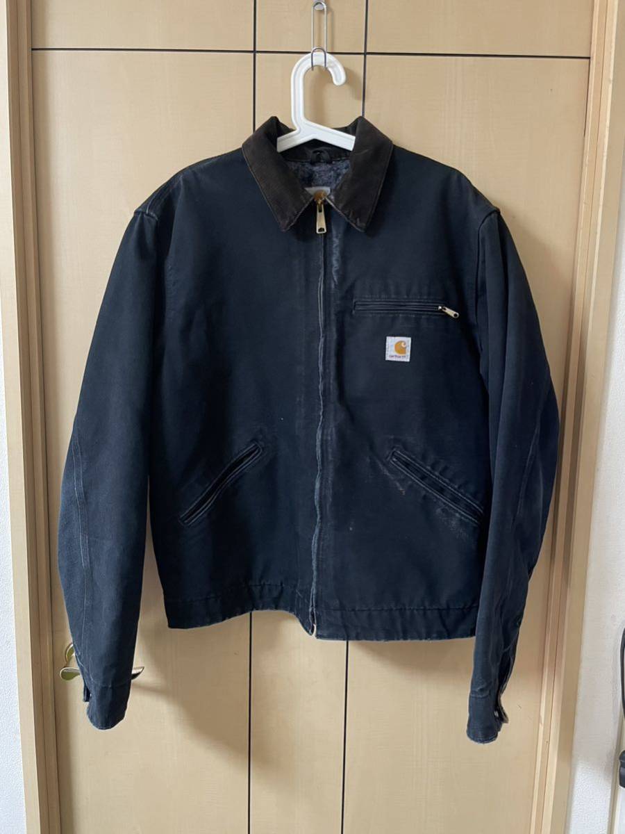 Carhartt デトロイトジャケット 90s 黒 USA製 カーハート ブラック _画像1