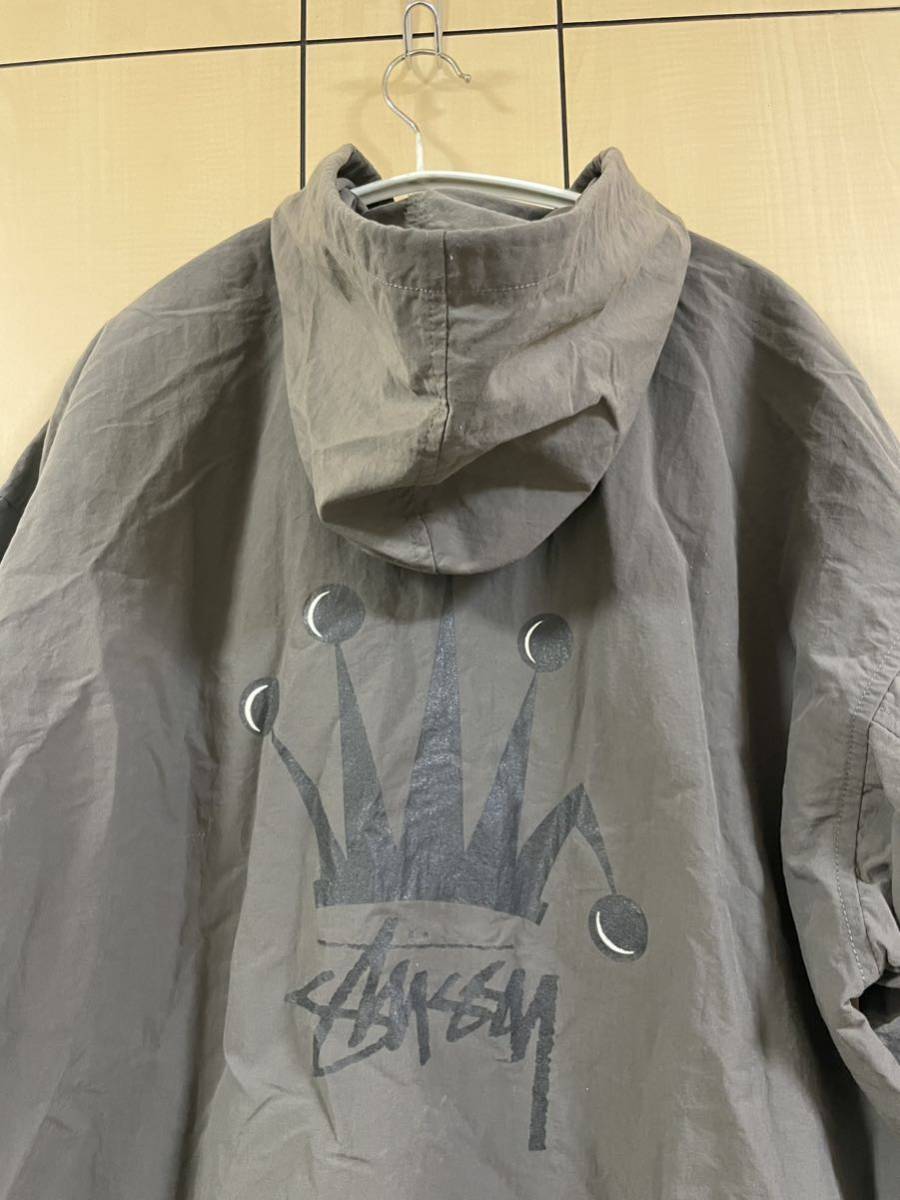 80‘s 90’s old stussy ステューシー　ナイロン　コーチジャケットパーカー ビンテージ ナイロンジャケットアノラック _画像2