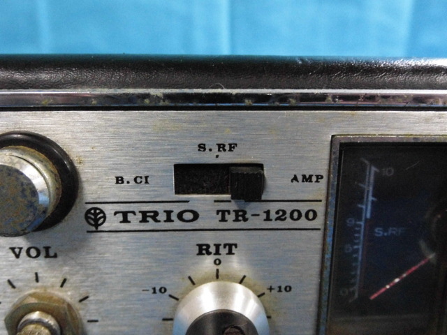 ★TRIO トリオ 無線用 AM FM トランシーバー TR-1200 ６メーター / アマチュア無線機 通電未確認_画像9