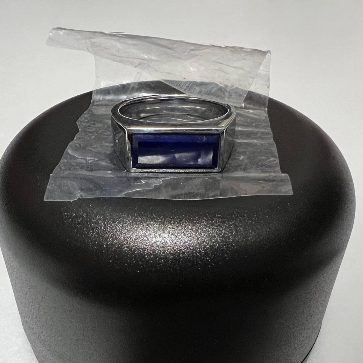 新品 TOM WOOD トムウッド Peaky Ring Blue Lapis シルバー925 ブルーラピス リング 指輪 SILVER サイズ：62_画像7