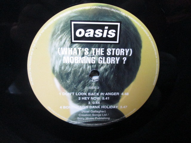 UK-original (What's the Story) Morning Glory? DAMONT刻印 2LP(Analog) Oasis : Creation Records CRE LP 189, vinyl _画像8