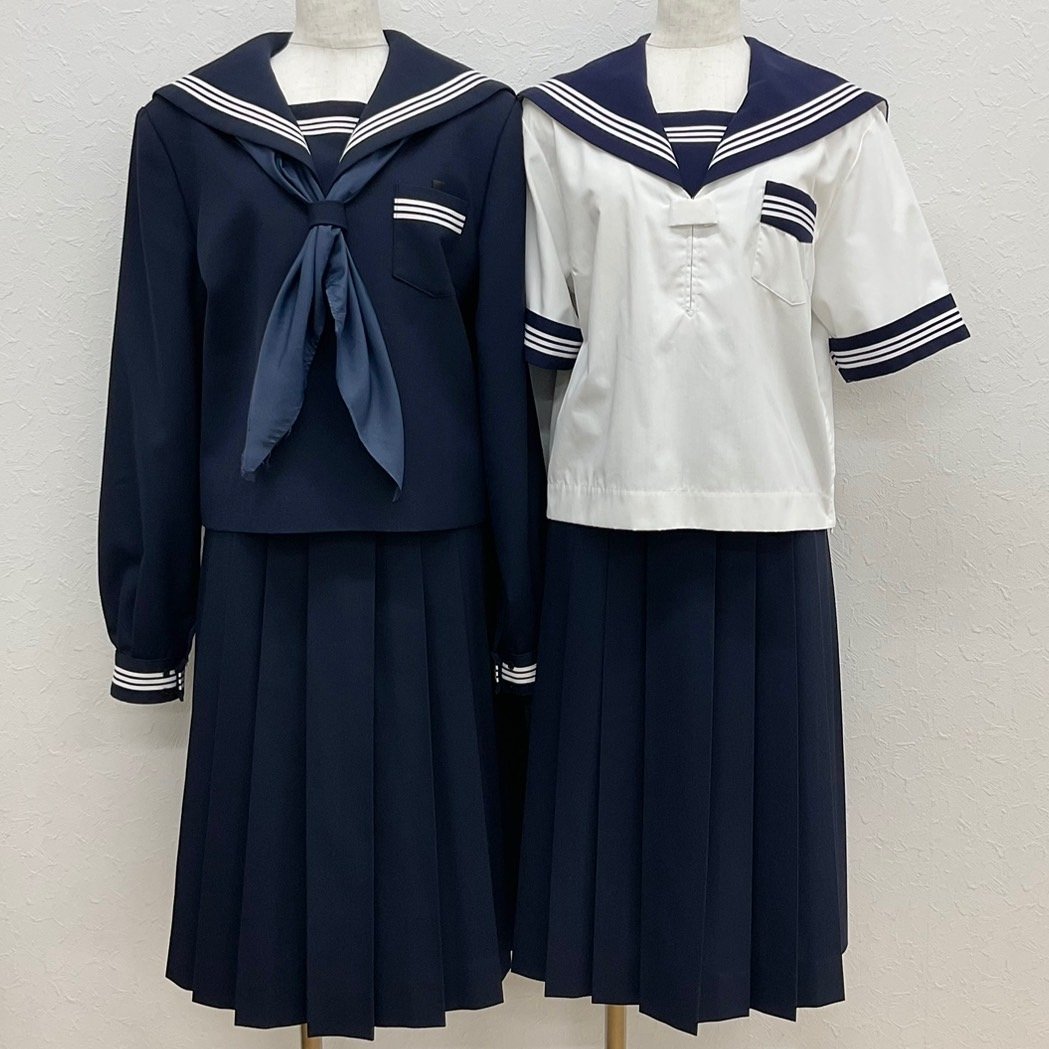 U358/T358(中古)栃木県 三島中学校 女子制服 6点 /大きめ/180A U358/T358(中古)栃木県 三島中学校 女子制服 6点 /大きめ/180A