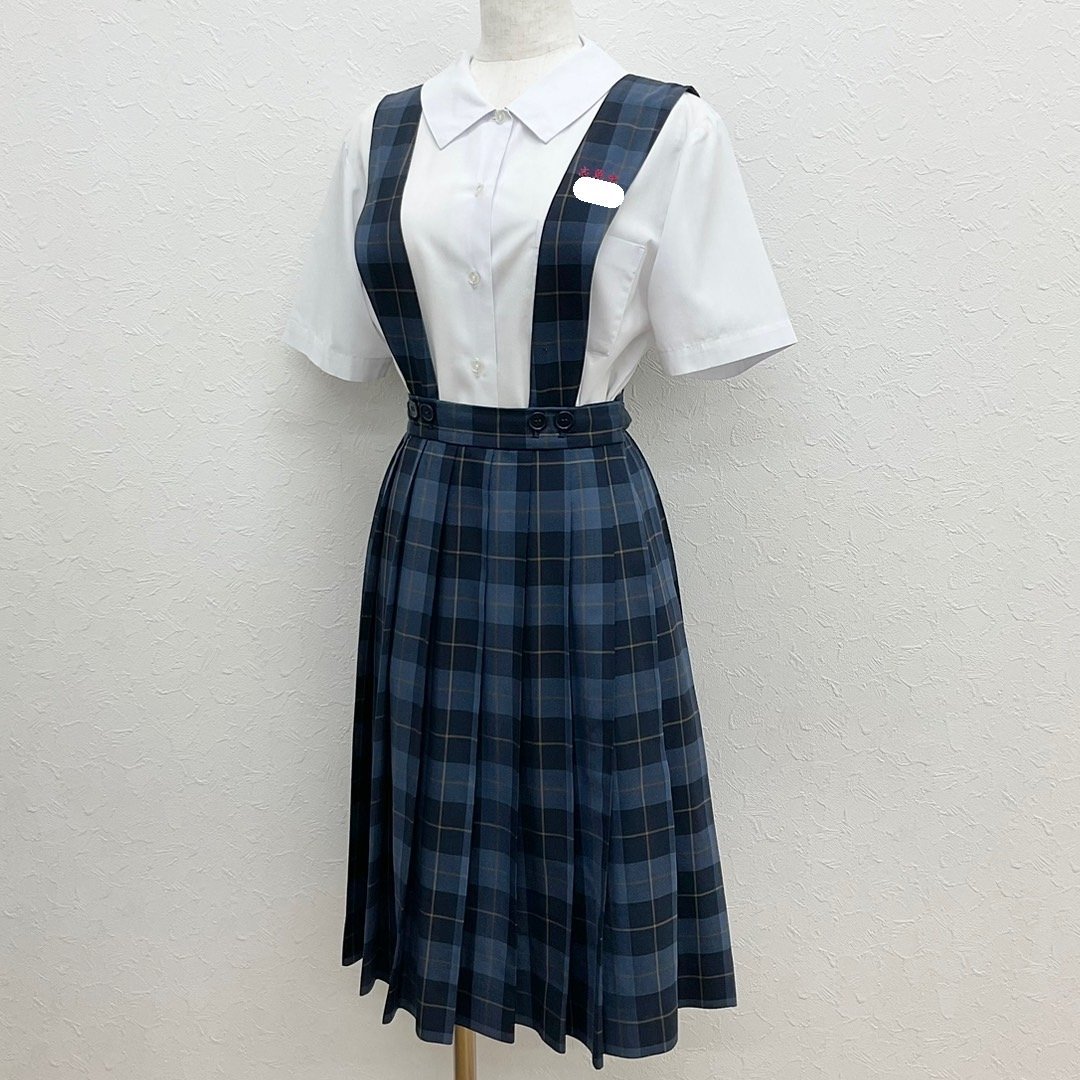 U350/S956(中古)福岡県 志免中学校 女子制服2点 /旧制服/M/W63 U350/S956(中古)福岡県 志免中学校 女子制服2点 /旧制服/M/W63