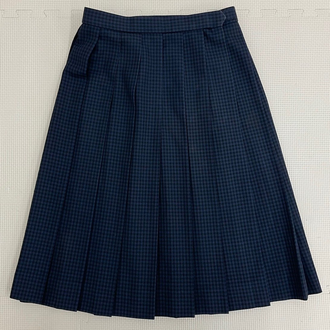 U367/T419(中古)栃木県 金田北中学校 女子制服5点 /旧制服/170A/W69/ブレザー/ベスト/スカート/リボン/冬服/チェック柄/学生/卒業生品/_画像5