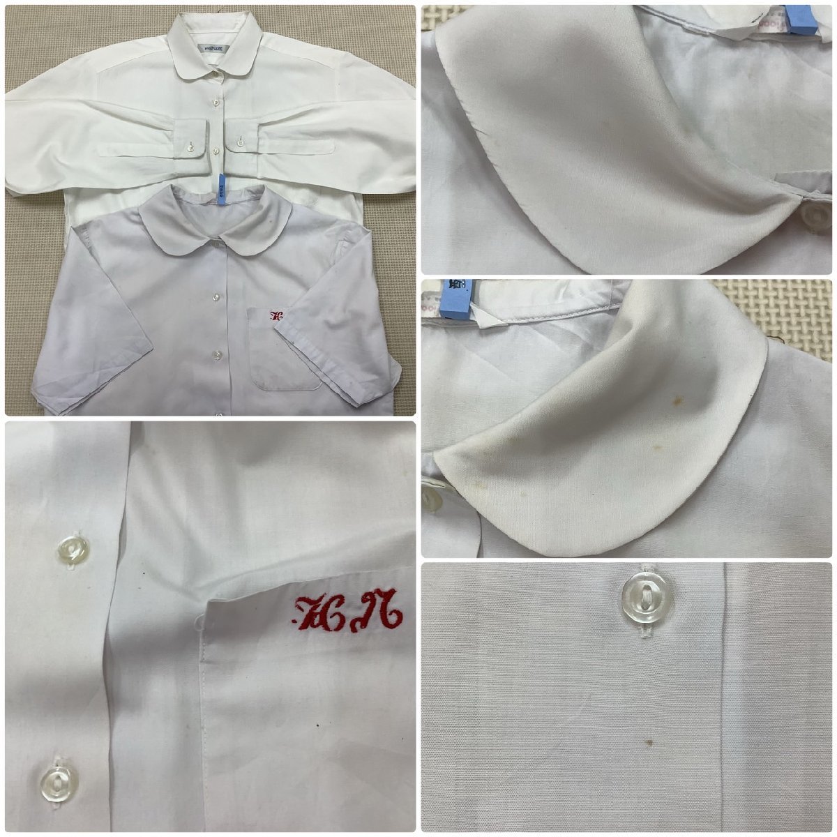 I300/Y(中古)福島県 本宮高校 女子制服6点 /旧制服/校章/LL/W72 I300/Y(中古)福島県 本宮高校 女子制服6点 /旧制服/校章/LL/W72