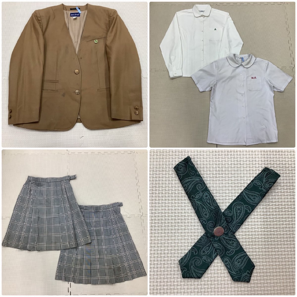 I300/Y(中古)福島県 本宮高校 女子制服6点 /旧制服/校章/LL/W72 I300/Y(中古)福島県 本宮高校 女子制服6点 /旧制服/校章/LL/W72