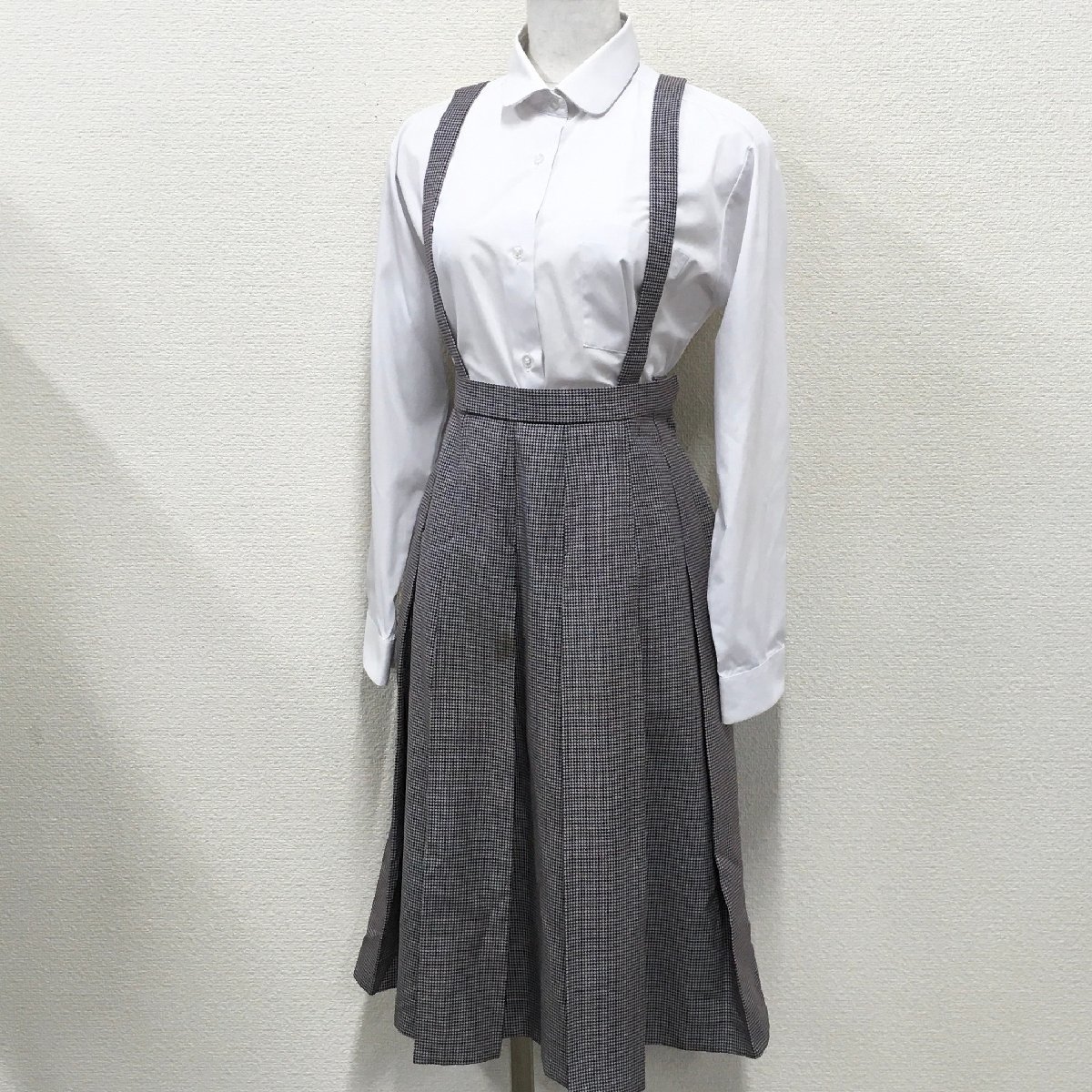 O432/T(中古)栃木県 宇都宮市立横川中学校 女子制服2点 /160/L O432/T(中古)栃木県 宇都宮市立横川中学校 女子制服2点 /160/L