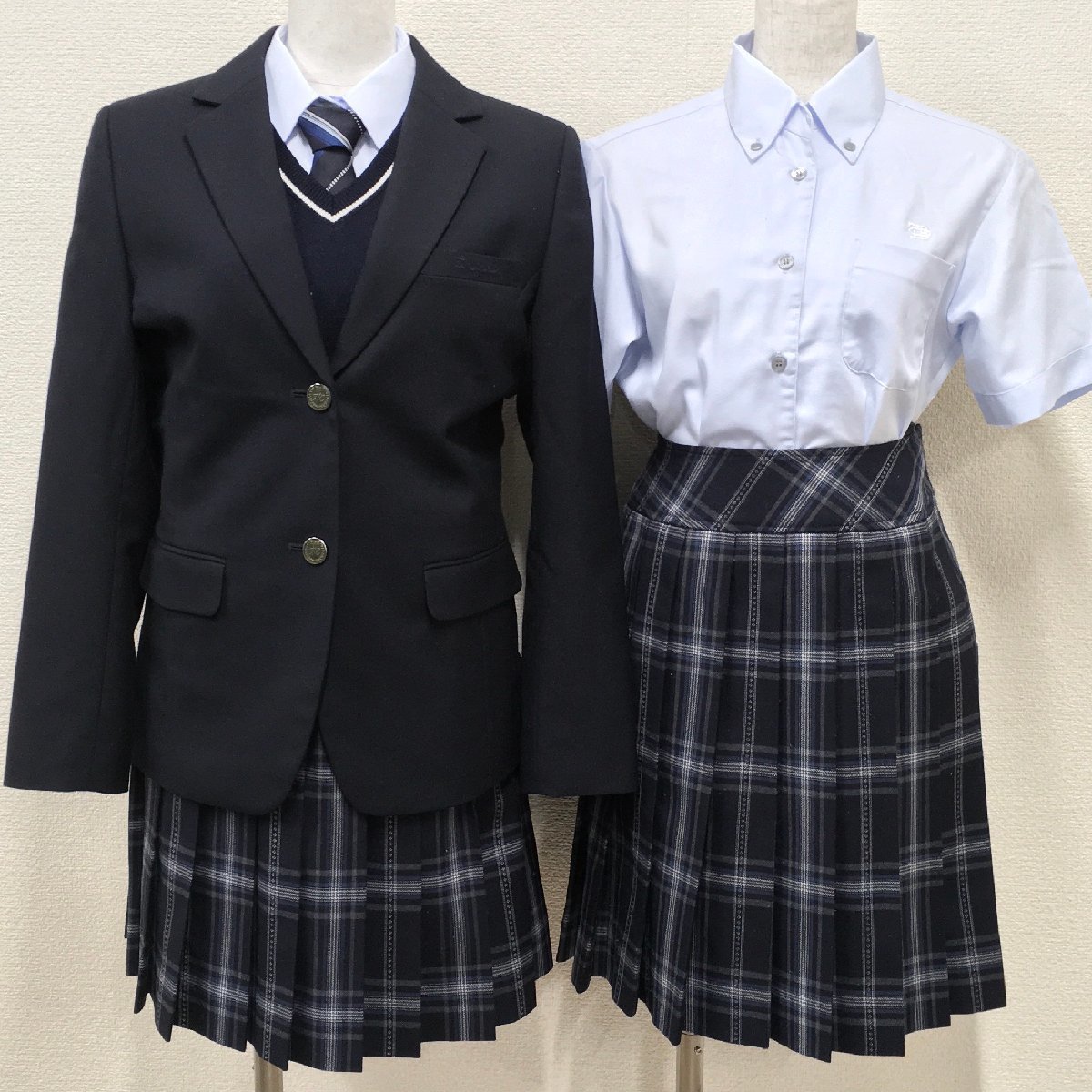A424/T884 栃木県 国際TBC高等専修学校 女子制服7点 /M/W66 A424/T884 栃木県 国際TBC高等専修学校 女子制服7点 /M/W66