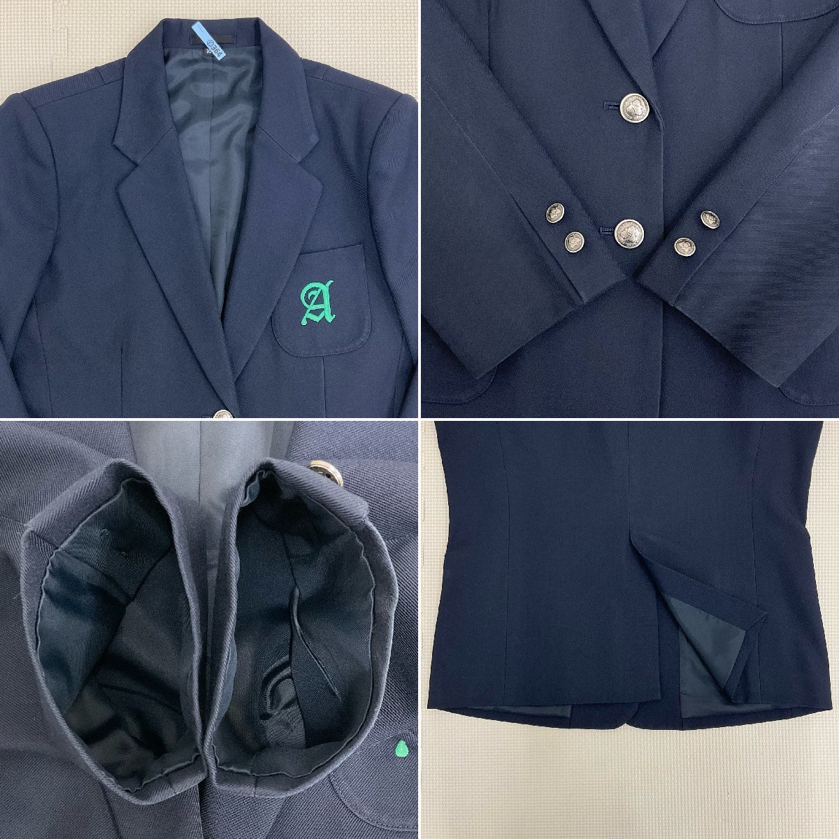 U378/S1043 福岡県 久留米市立荒木中学校 女子制服6点 /旧制服 U378/S1043 福岡県 久留米市立荒木中学校 女子制服6点 /旧制服