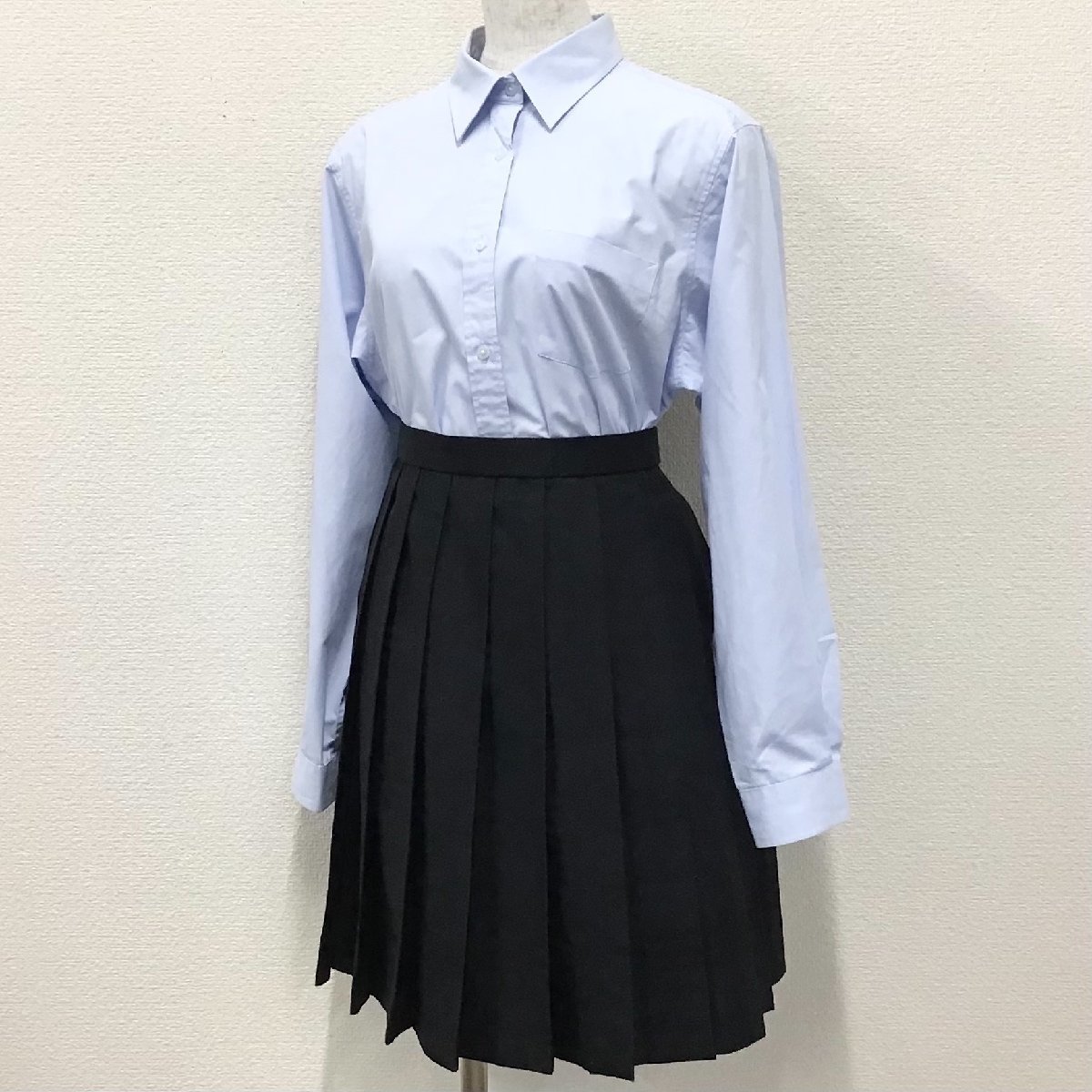 O470/(中古)兵庫県 高砂南高校 女子制服2点 /13/W63/丈48/18本 O470/(中古)兵庫県 高砂南高校 女子制服2点 /13/W63/丈48/18本