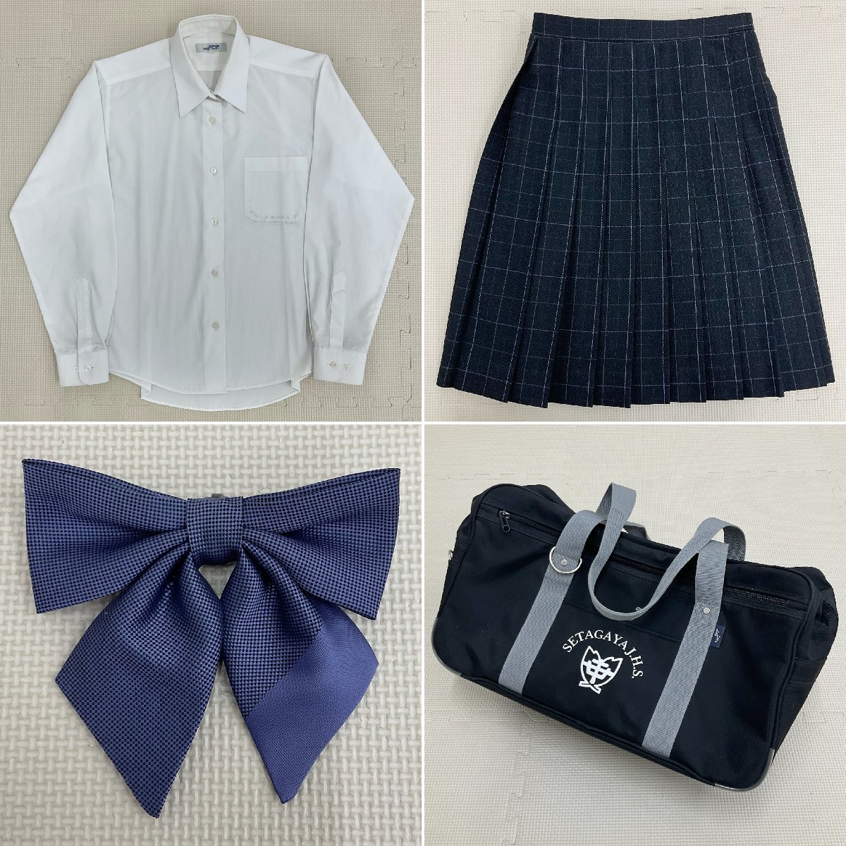 U391/S1036(中古/箱)東京都 世田谷中学校 女子制服6点 /165A/M U391/S1036(中古/箱)東京都 世田谷中学校 女子制服6点 /165A/M