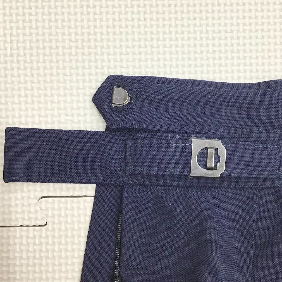 O487/Y(中古)山形県 山形市立第三中学校 女子制服2点 /175A/W69/丈54/24本/半袖セーラー/スカート/紺2本/KANKO/白/紺/夏用/高校/学生服_画像8