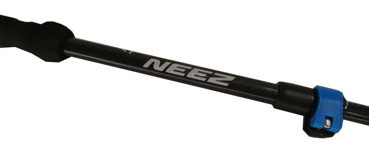 超軽量 NEEZ ノルディックポール ウォーキングポール カーボン シャフト 伸縮ポール 110-130cm　2本セット （1本約190g ）_画像8