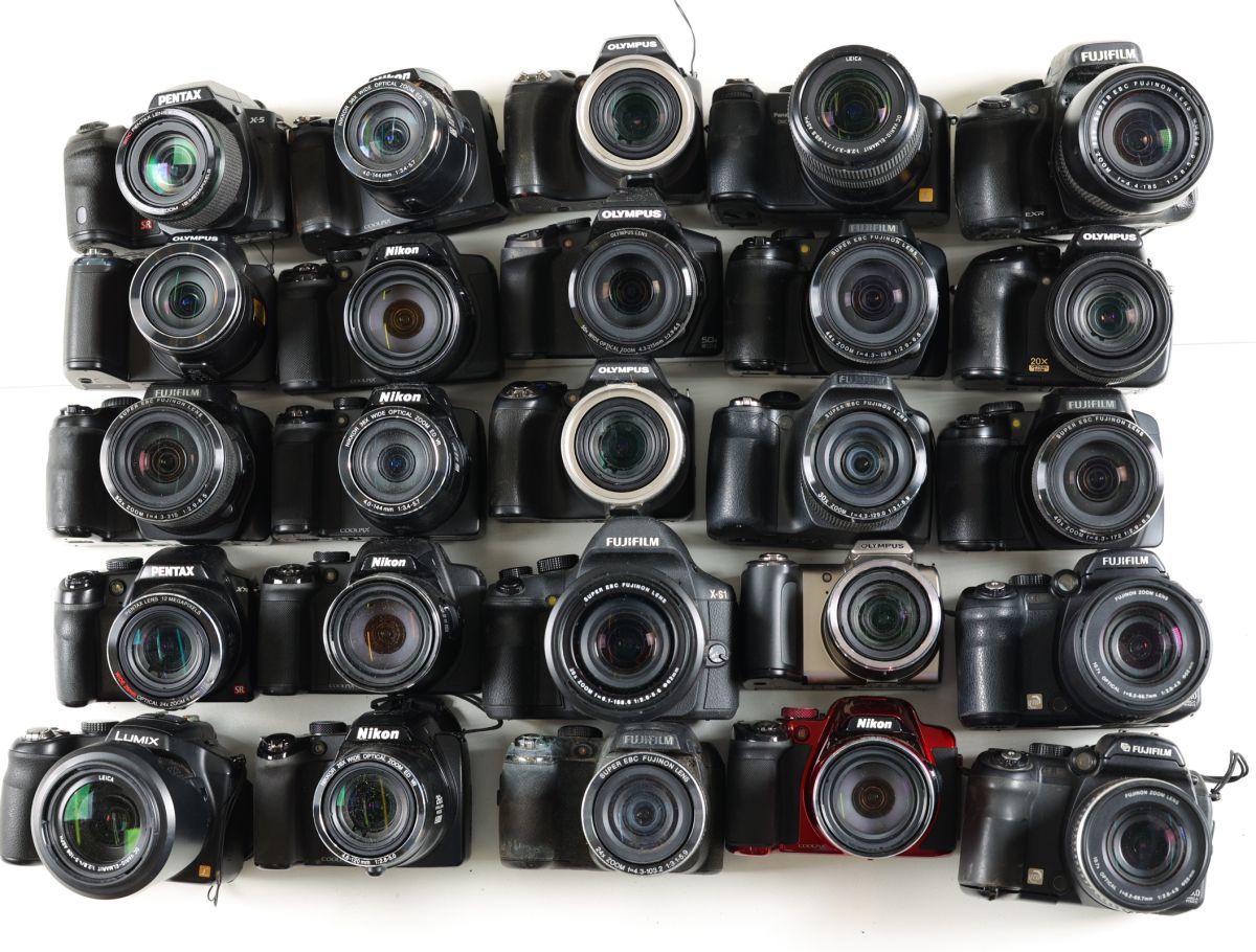 6 25点まとめ Nikon FUJIFILM PENTAX OLYMPUS 等 P500 P530 X-S1 他 デジタルカメラ ネオ一眼カメラ まとめ まとめて 大量セット_画像1