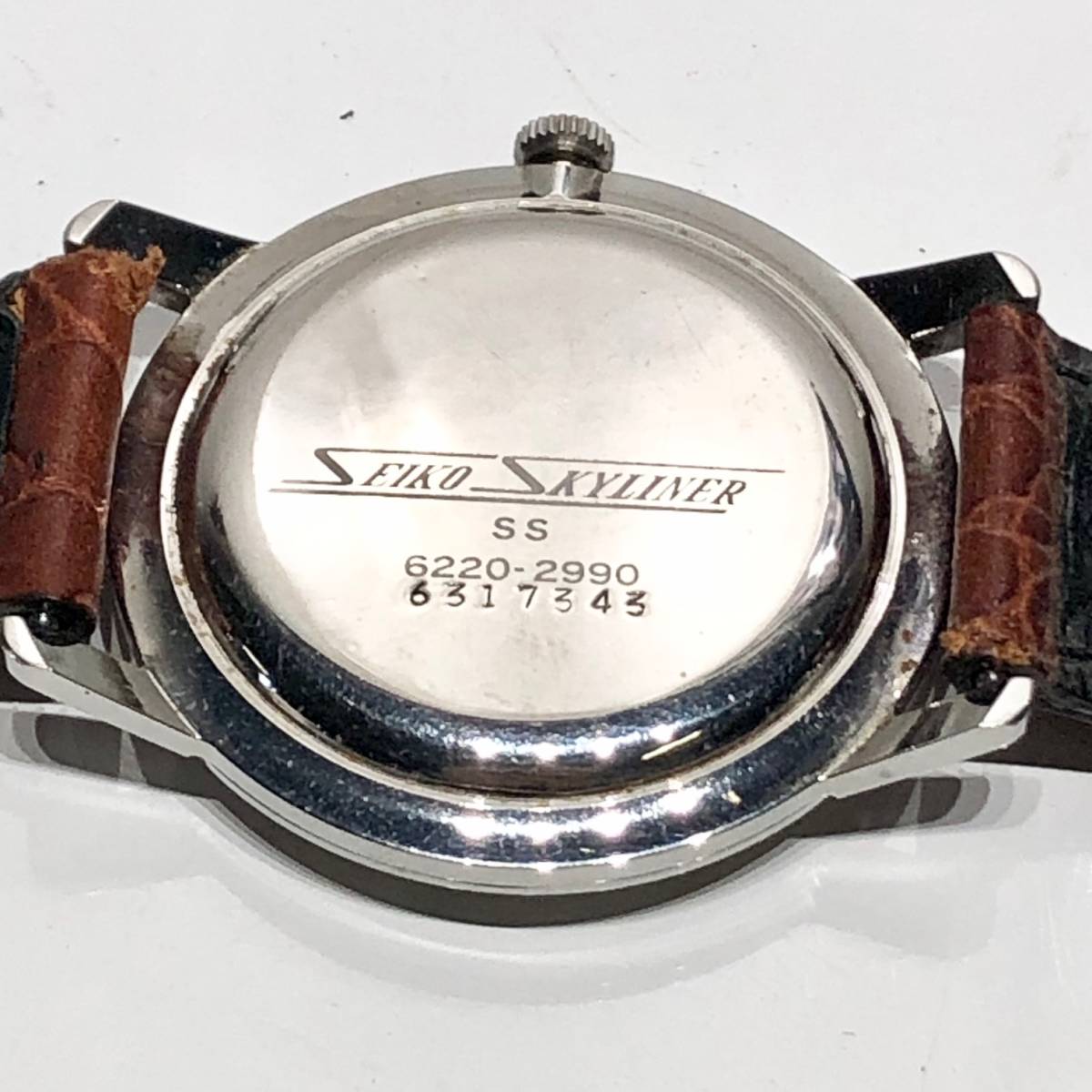 セイコー Seiko スカイライナー Skyliner 21石手巻き 6220-2990 1966年製_画像4