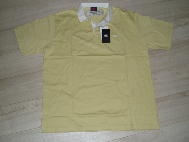即決！新品★CANTERBURY(カンタベリー)ポロシャツ【3Ｌ】￥8,690  S/S SOLID COLOR RU  P2の画像1