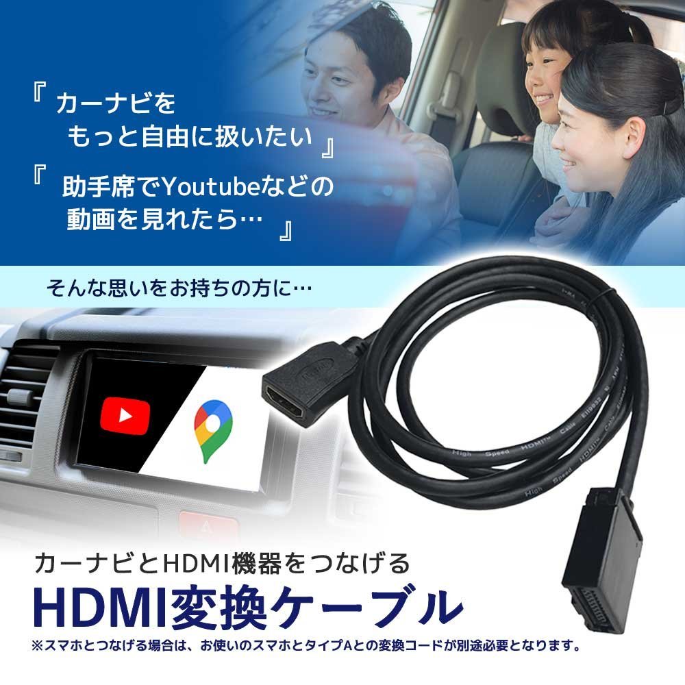 VXU-217NBi 用 ホンダ テレビ キット HDMI 変換 ケーブル セット 走行中 に TV が見れる ナビ操作 ができる スマホ ミラーリング キャスト_画像2